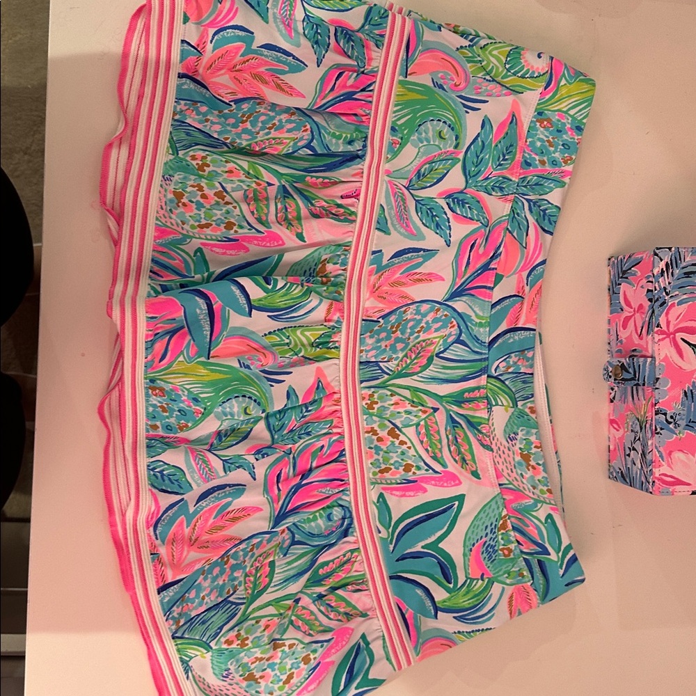 Lilly Pulitzer Luxletic Skirt with Pastel Hues